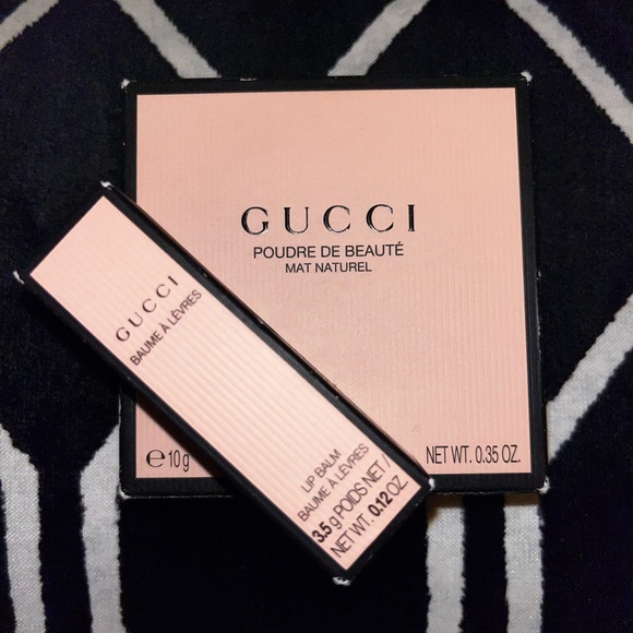 NITB Gucci Hydrating Lip Balm &  Matte Beauty Powder #02 (SOLD AS A SET) - Picture 1 of 4